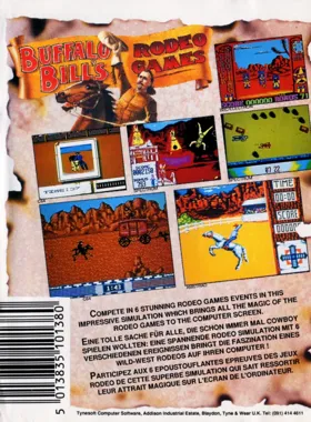 Buffalo Bill's Wild West Show (1989)(Tynesoft)[h TSTH] box cover back